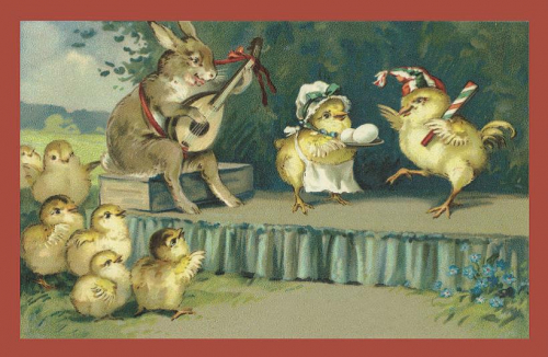 Vermenschlichte Tierkarte V064