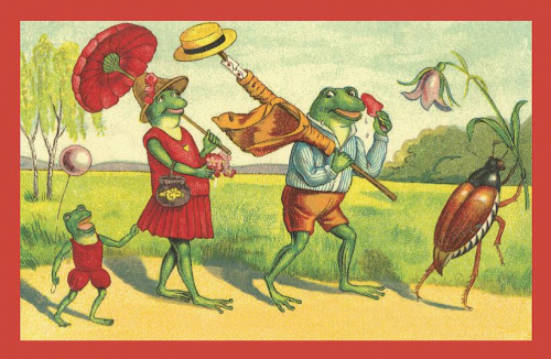 Vermenschlichte Tierkarte V068