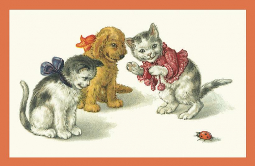 Vermenschlichte Tierkarte V070