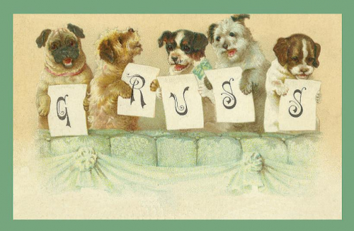 Vermenschlichte Tierkarte V075