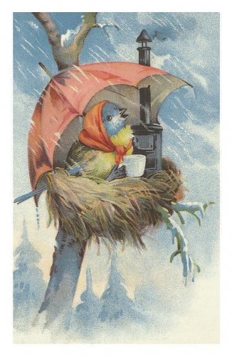 Vermenschlichte Tierkarte V074