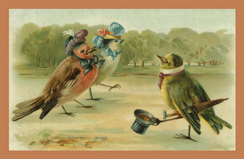 Vermenschlichte Tierkarte V076