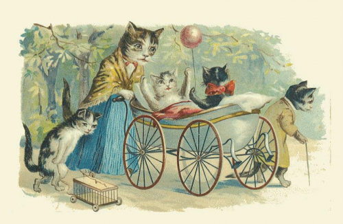 Vermenschlichte Tierkarte V090