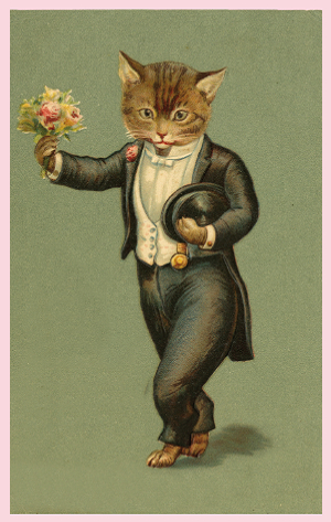 Vermenschlichte Tierkarte V019