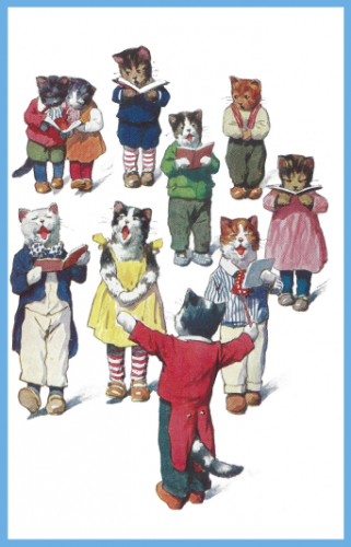 Vermenschlichte Tierkarte V026