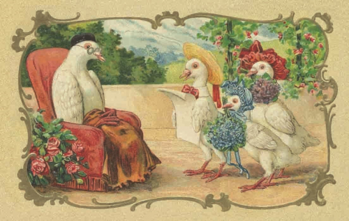 Vermenschlichte Tierkarte V030