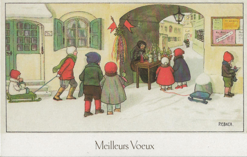 Weihnachtskarte F4 (French text)