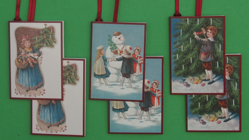 Weihnachtsanhänger 2 x 3 Motive