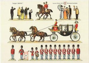 Maxipostkarte Kongen Kommer- Der König kommt Nummer  4250
