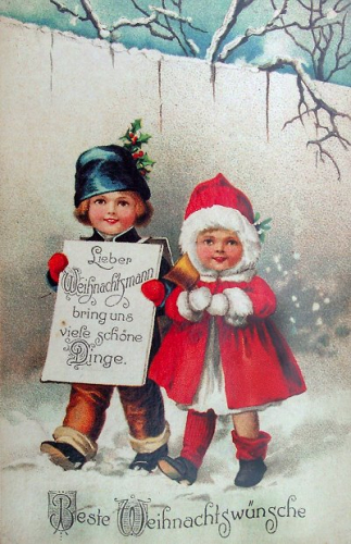 Weihnachtskarte W008 (deutscher Text)