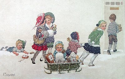 Weihnachtskarte W001 (no text)