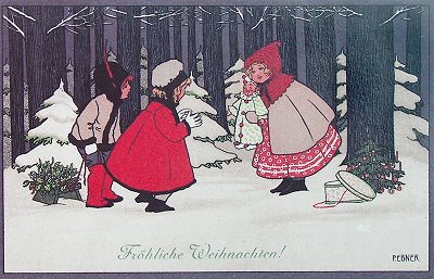 Weihnachtskarte W031 (German text)