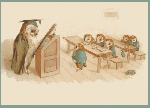 Vermenschlichte Tierkarte V124