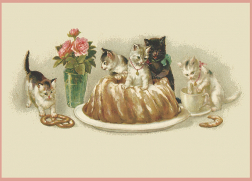 Vermenschlichte Tierkarte V128