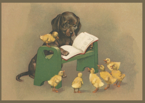 Vermenschlichte Tierkarte V115