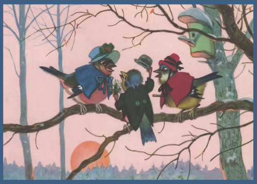 Vermenschlichte Tierkarte V118