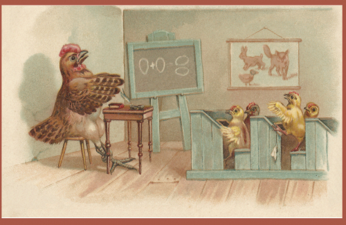 Vermenschlichte Tierkarte V139