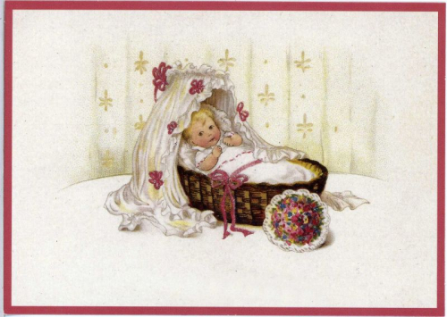 Glückwunschpostkarte beglittert 6Gg002