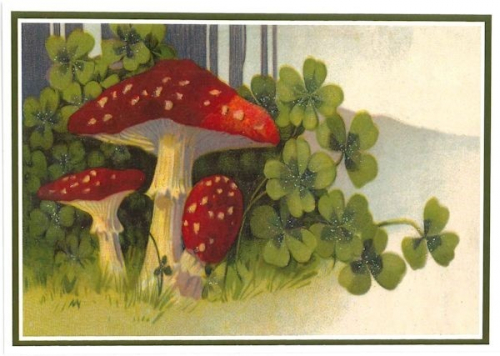 Postkarte Sortiment Weihnachten beglittert 6Wg058