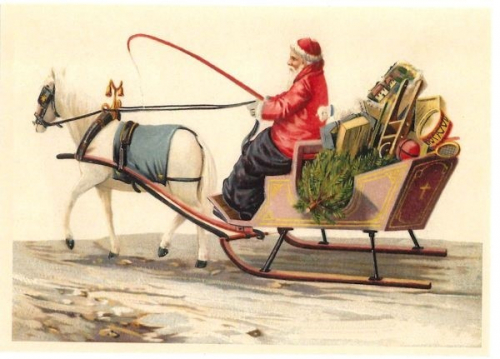 Postkarte Sortiment Weihnachten geprägt 6Wp043