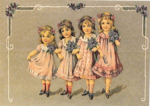 Glückwunschpostkarte beglittert 6Gg047