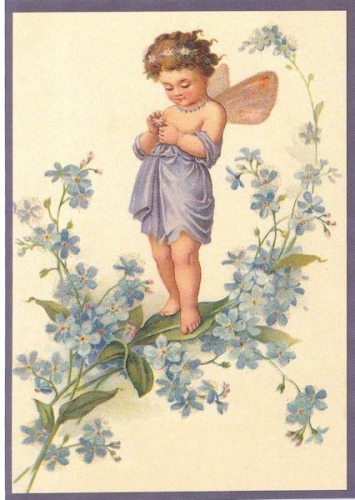 Glückwunschpostkarte beglittert 6Gg036