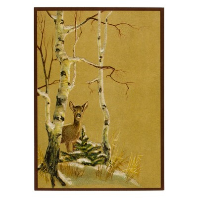 Postkarte Sortiment Weihnachten beglittert 6Wg010