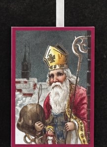 Weihnachtsanhänger A11/1 Nikolaus mit Sack