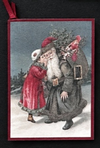 Weihnachtsanhänger Motiv Kind flüstert