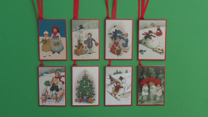 Weihnachtsanhänger 8 Motive - 8 Christmas gift tags